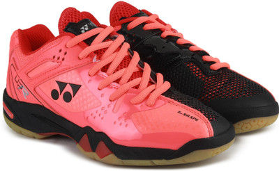 

Yonex SRCP02 Badminton Shoes For Men(Red, Black, Bright red black