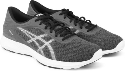 

Asics NITROFUZE RUNNING For Men(Grey, Drk steel/wh/blk