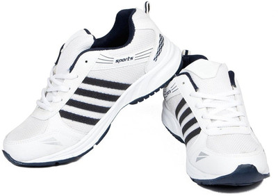 

Deals4you Synthetic Running Cricket Sports Shoes For Mens And Boys Running Shoes For Men(White