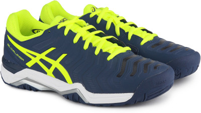 

Asics GEL-CHALLENGER 11 Tennis Shoes For Men(Blue, 4907