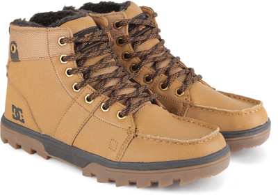 

DC WOODLAND Ankle High Sneakers For Men(Tan, We9