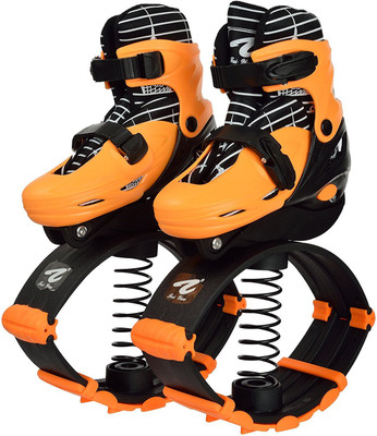

Iris Jumping Shoes Adult Children Bounce Shoes In-line Skates - Size 4-6 UK(Orange)