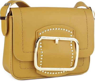

E2O Women Casual Brown PU Sling Bag
