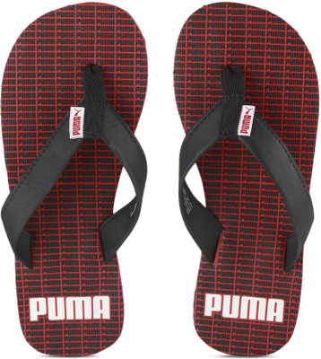 

Puma Washy v2 IDP Flip Flops, Black-high risk red- white