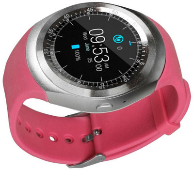 

ALONZO Gionee Compatible Y1 Plus Smart Watch 1.54 Inch IPS Screen Pedometer Sleep Heart Rate Monitor Smartwatch Touch Screen clock for iOS Android phone Pink Smartwatch(Pink Strap Free Size)