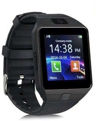 

Meher Collection DZ09 Smart Watch Smartwatch(Black Strap Regular)