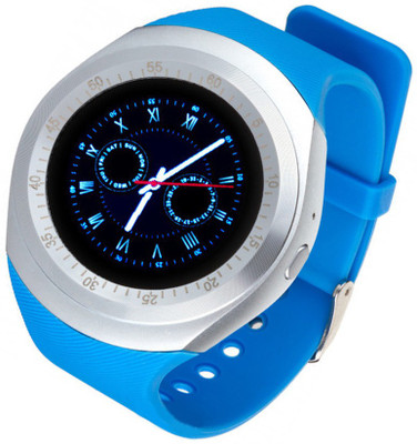 

ALONZO Bluetooth SmartWatch, Touch Screen /SIM Card Slot/Sleep Monitoring for Android IOS Functions Blue Smartwatch(Blue Strap Free Size)