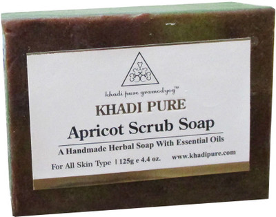 

Khadi Pure Herbal Apricot Scrub Soap(125 g)