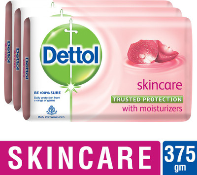 

Dettol Skincare Soap - Pack of 3(75 g, Pack of 3)