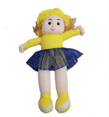 

ARD Enterprise Original Candy Girl,Premium Quality,Non-Toxic Super Soft Plush Stuff Toys for all age groups - 50 cm(Yellow)