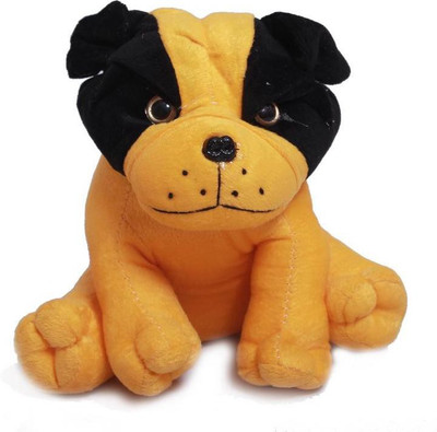 

ARD Enterprise Original Bulldog,Premium Quality,Non-Toxic Super Soft Plush Stuff Toys for all age groups - 20 cm(Yellow)