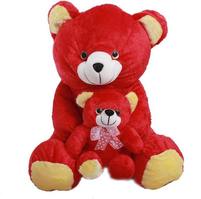 

ARD Enterprise Original HP Mother Teddy,Premium Quality,Non-Toxic Super Soft Plush Stuff Toys for all age groups - 40 cm(Red)