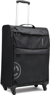 

Carlton V-Lite Spinner Case Expandable Check-in Luggage -  inch(Black