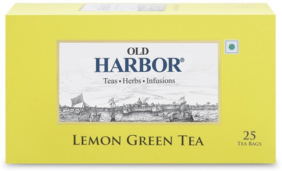 

Old Harbor Tea 25 Lemon Green Tea Bags Lemon Green Tea Bags Box(50 g)