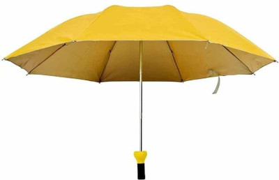 

Bolt Folding Bottle Umbrella Portable Umbrella for Rain/Sun Umbrella(Yellow)