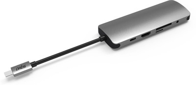 

Artis HB400 USB Type C 9 in 1 HUB With 3 x USB 3.0 , SD card Reader , Micro SD Card Reader ,HDMI Port, 3.5 mm Audio, LanPort and Type C AR-HB400 USB Hub(Space grey Metallic)