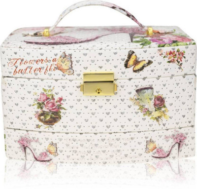 

Avmart Cinderella Sandal Multi Purpose Makeup Vanity Box (Multicolor) 1 Vanity Box(Multicolor)