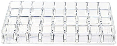 

upalabdh 36 Slot Clear Acrylic Lipstick Holder Acrylic Case Cosmetic Makeup Organizer Holder Lipstick Display Stand Storage Vanity Box(Clear)