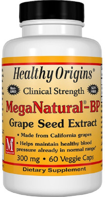 

HEALTHY ORIGINS Healthy Origins, MegaNatural-BP Grape Seed Extract,(60 No)
