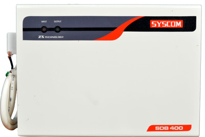 

Syscom SDB400 4kva Double Booster AC Stabilizer ( Pick up Voltage from 140V)(White)