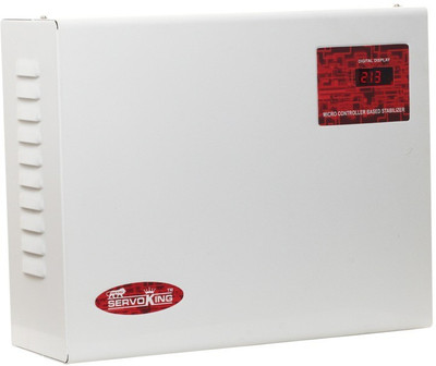

SERVOKING SSM-9010 AAUTOMATIC VOLTAGE STABILIZERS FOR MAINLINE 1 KVA(White)