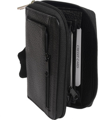 

GoLeather Women Black Genuine Leather Wallet(8 Card Slots)