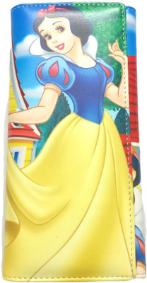 

Shopkooky Girls Multicolor Artificial Leather Wallet(6 Card Slots), Princess yellow