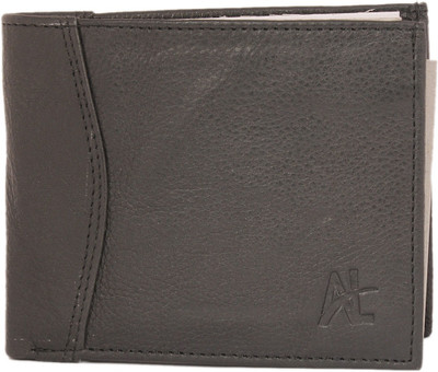 

AL Men Black Genuine Leather Wallet(10 Card Slots)