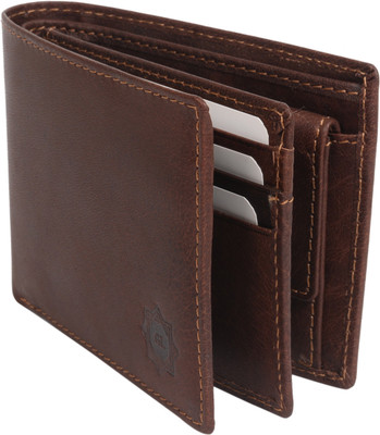 

GoLeather Men Brown Genuine Leather Wallet(7 Card Slots)