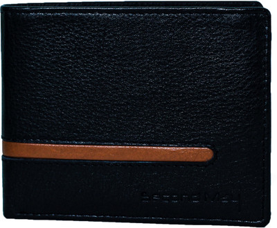

Second May Men Black Genuine Leather Wallet(12 Card Slots)