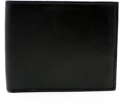 

Delma Boys Black Genuine Leather Wallet(10 Card Slots)