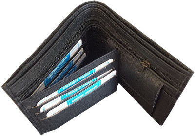 

Poland Boys Black Artificial Leather Wallet(10 Card Slots)