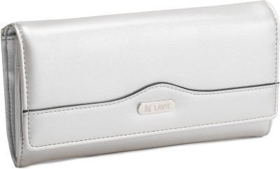 

Lavie Women Casual Silver Artificial Leather Wallet(4 Card Slots)