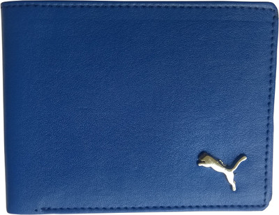 

Puma Men Blue Genuine Leather Wallet(4 Card Slots)