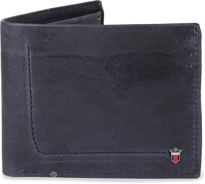 

Louis Philippe Men Blue Genuine Leather Wallet(4 Card Slots), Navy