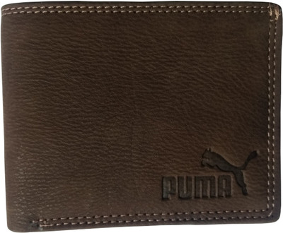 

Puma Men Brown Genuine Leather Wallet(4 Card Slots)