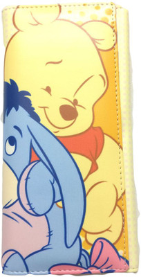 

Shopkooky Girls Multicolor Artificial Leather Wallet(6 Card Slots), Pooh yellow