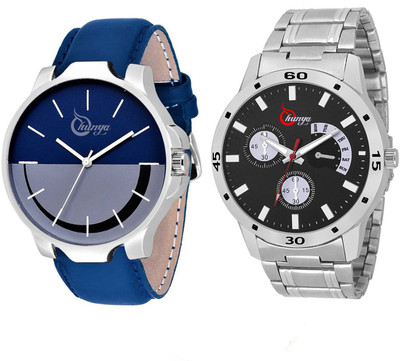 

shunya Combo Of Three Metallic And Leather Super Quality Watch - For Men Watch - For Men