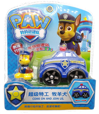 

AncientKart Paw Patrol Chase Action Figure with Car Set(Multicolor)