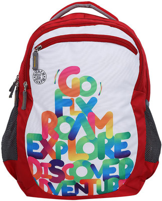 

GHAFM Multi Coloured School/College/Travel 36.98 L Backpack(Red), Multicolor