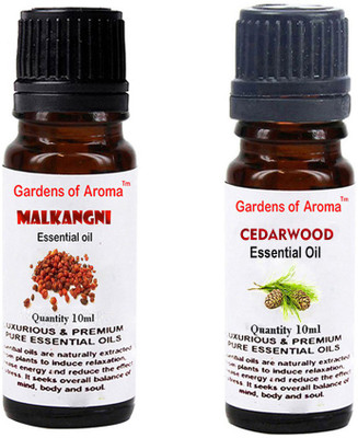 

Gardens Of Aroma Malkangani Essential Oil And Cedarwood Essential Oil(20 ml)