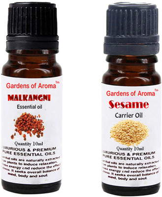 

Gardens Of Aroma Malkangani Essential Oil And Sesame Carrier Oil(20 ml)