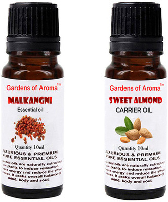 

Gardens Of Aroma Malkangani Essential Oil And Sweet almond Carrier Oil(20 ml)