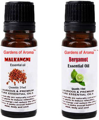

Gardens Of Aroma Malkangani Essential Oil And Bergamot Essential Oil(20 ml)