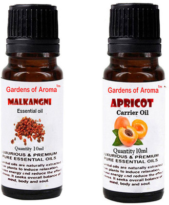 

Gardens Of Aroma Malkangani Essential Oil And Apricot Carrier Oil(20 ml)