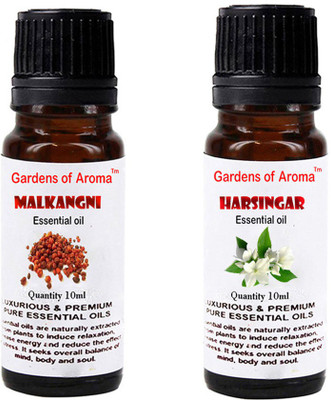 

Gardens Of Aroma Malkangani Essential Oil And Harshingar Essential Oil(20 ml)