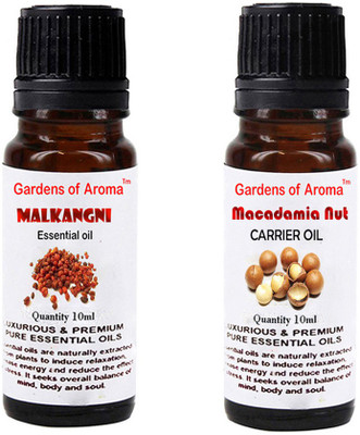 

Gardens Of Aroma Malkangani Essential Oil And Macadamia Nut Carrier Oil(20 ml)