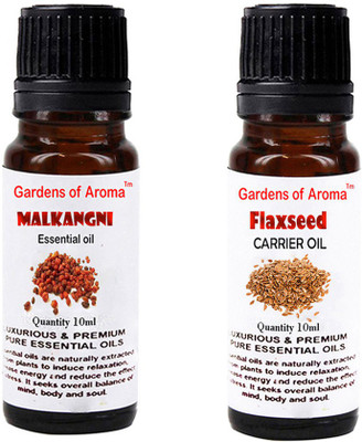 

Gardens Of Aroma Malkangani Essential Oil And Flaxseed Carrier Oil(20 ml)