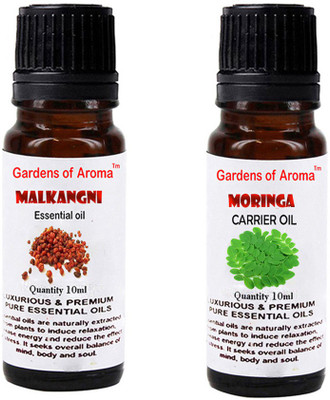 Gardens Of Aroma Malkangani Essential Oil And Moringa Essential Oil(20 ml)