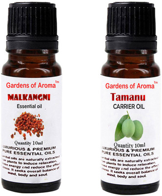 

Gardens Of Aroma Malkangani Essential Oil And Tamanu Carrier Oil(20 ml)